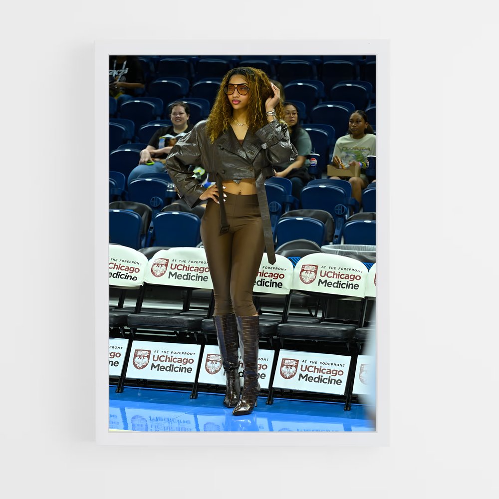 Poster Swoopes en Action – affiche Basketball (vue 3)
